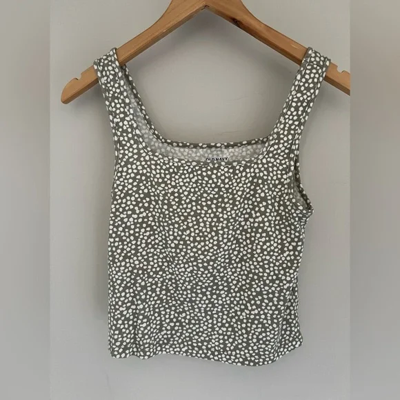 Bundle of 3 Old Navy cropped square neck tank tops green & pink women’s large - Picture 3 of 7